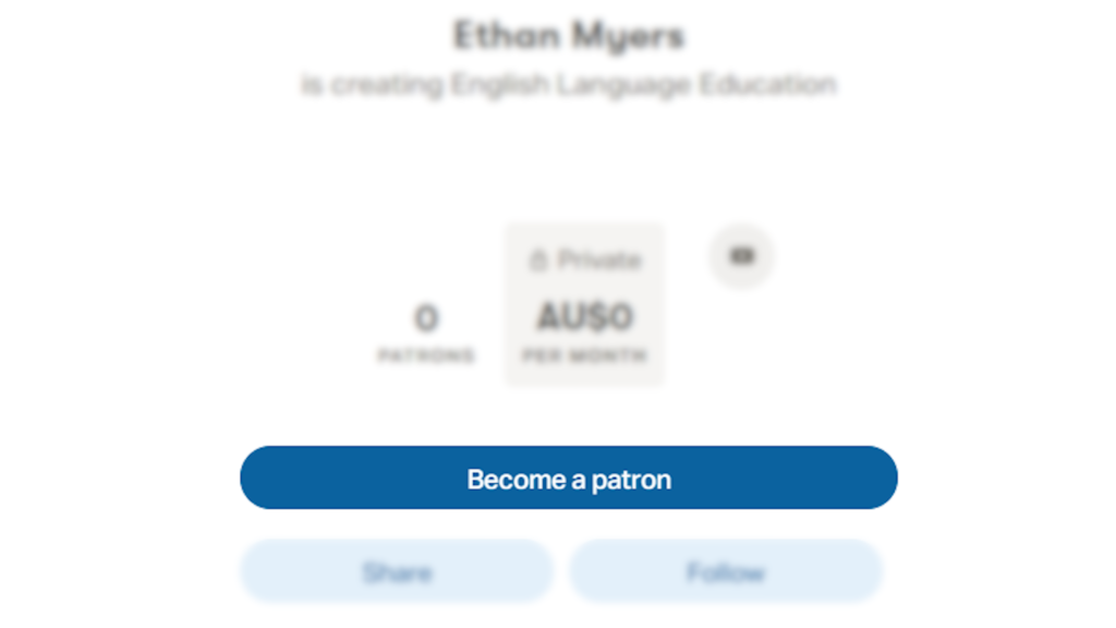 become a patreon learningenglishm - gửi lời cảm ơn